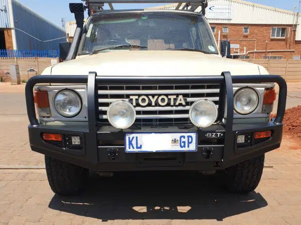 Toyota Land Cruiser 60 Series BZT Post Black Front Bumper