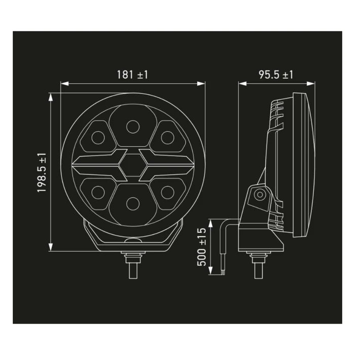 HELLA BLADE LED 6 Inch