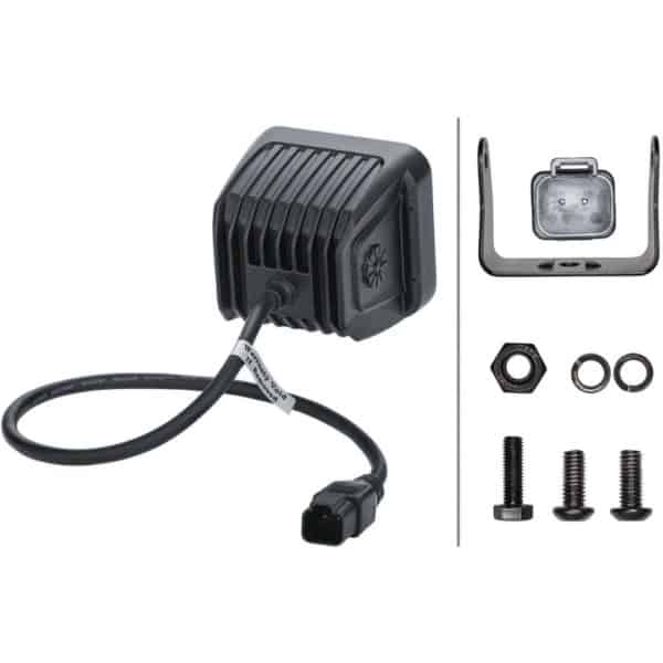 Hella LED Black Magic 3.2" Cube Kit - (Flood)