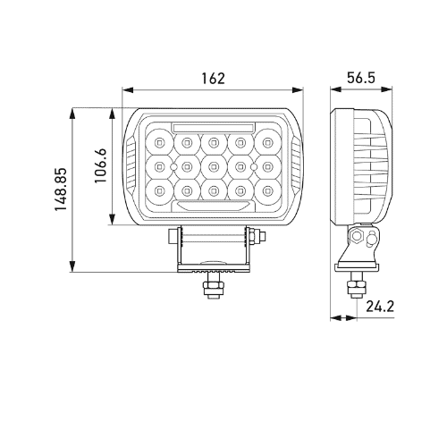 Hella ValueFit 450 LED Kit includes