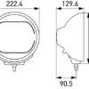 Hella LUMINATOR LED Chromium 50 (Single)