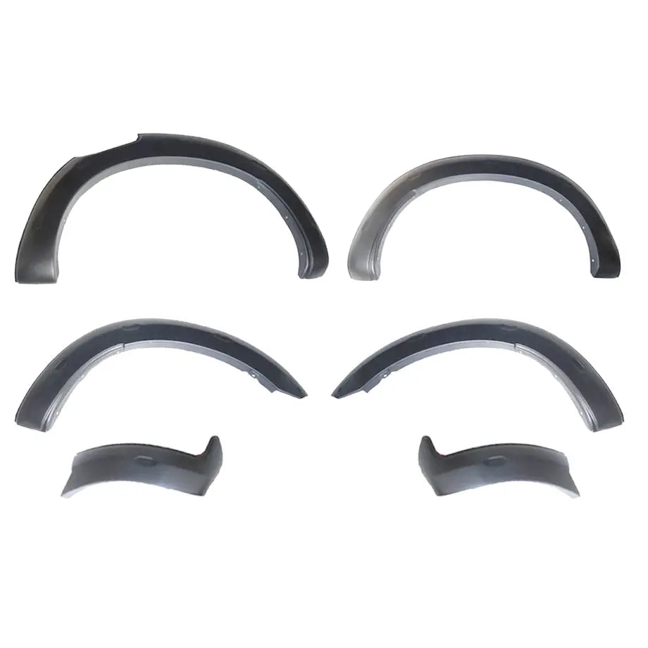 Isuzu D-Max (21-On) Matte Black Smooth Plastic Wheel Arch Kit (6-Inch)