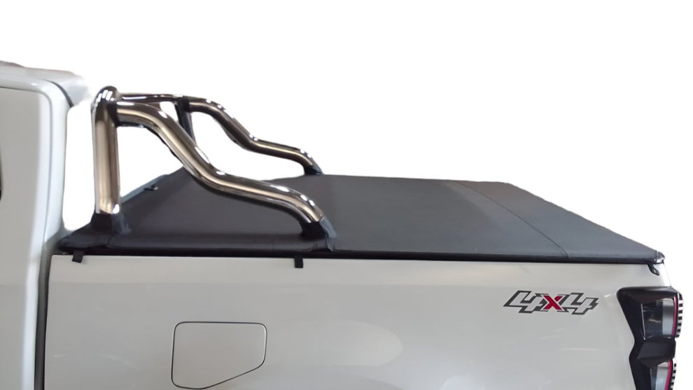 ALUMINIUM FRAME CLIP IN TONNEAU COVER Isuzu Extended Cab with OE Roll Bar