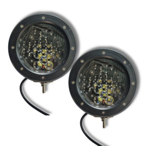 51W 4D PROJECTOR LENS SPOT LIGHT SET (BLACK/RED)