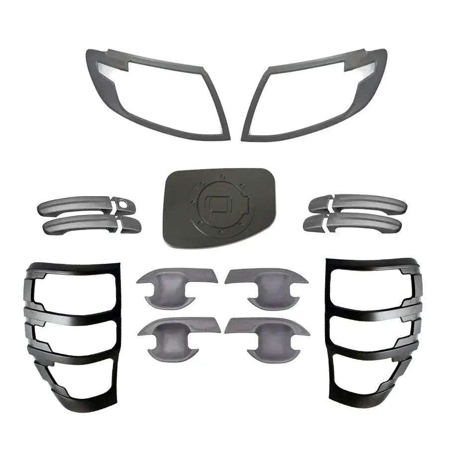 Ranger T6 (12-15) Matte Black Accessory Kit