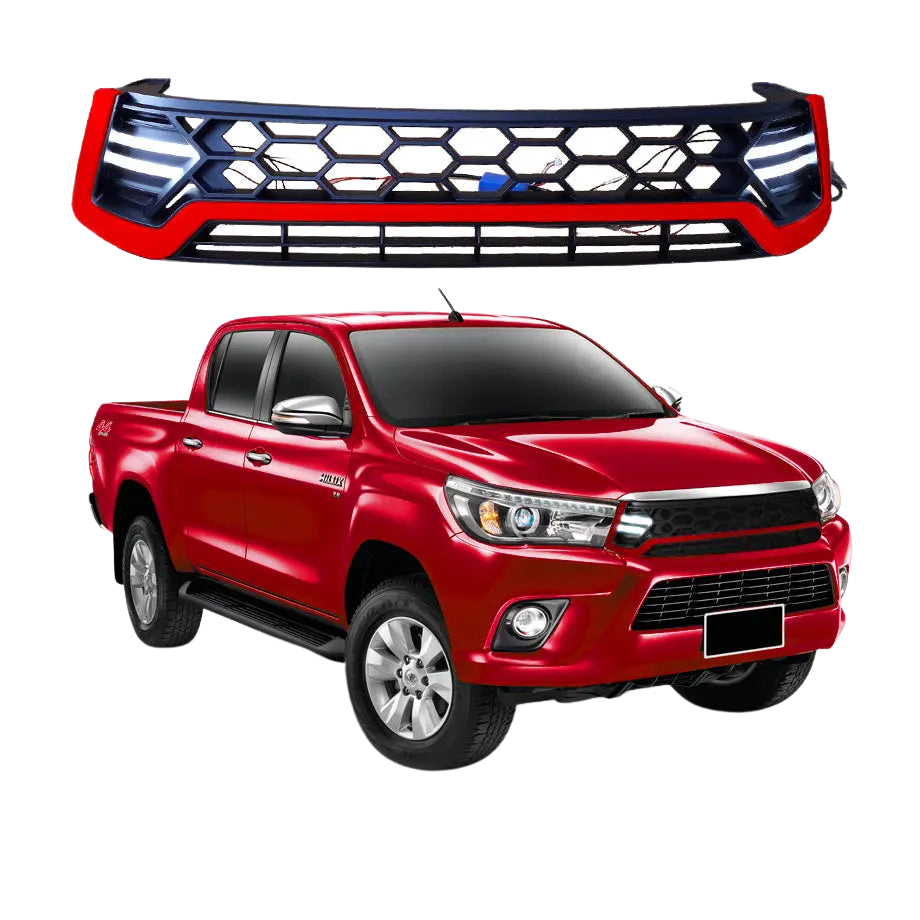 Toyota Hilux Revo (15-18) TRD Style Grille With DRL LED