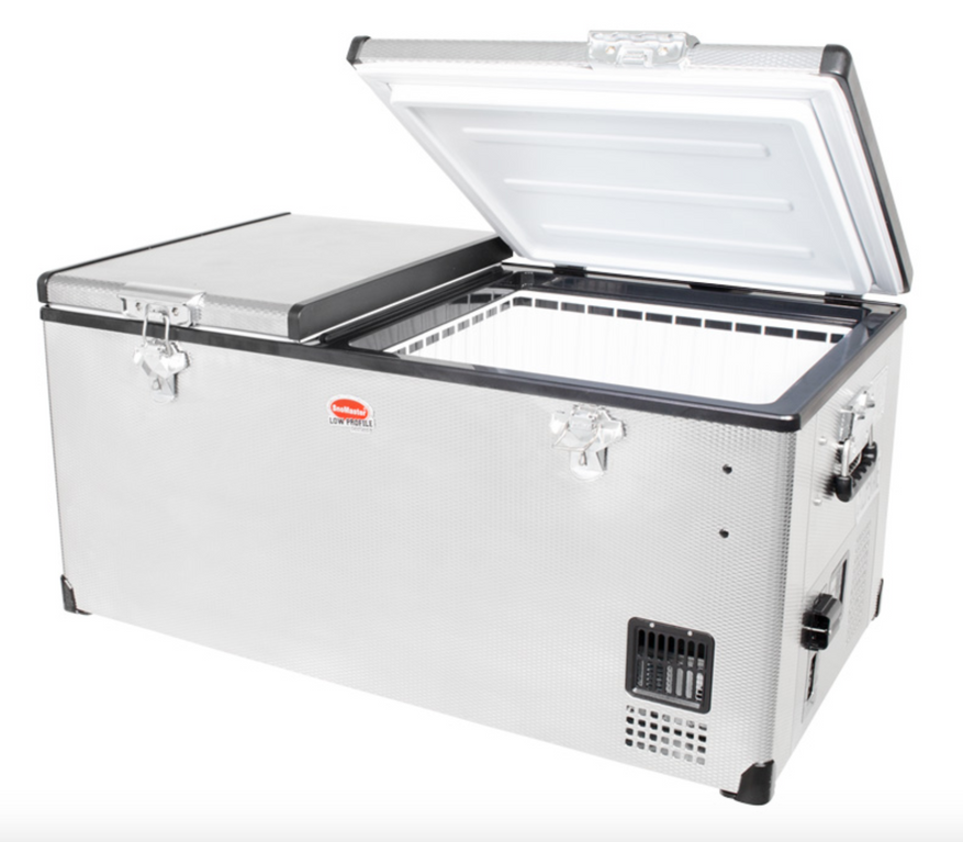 Snow Master 92.5L Portable Stainless Steel Camping Fridge