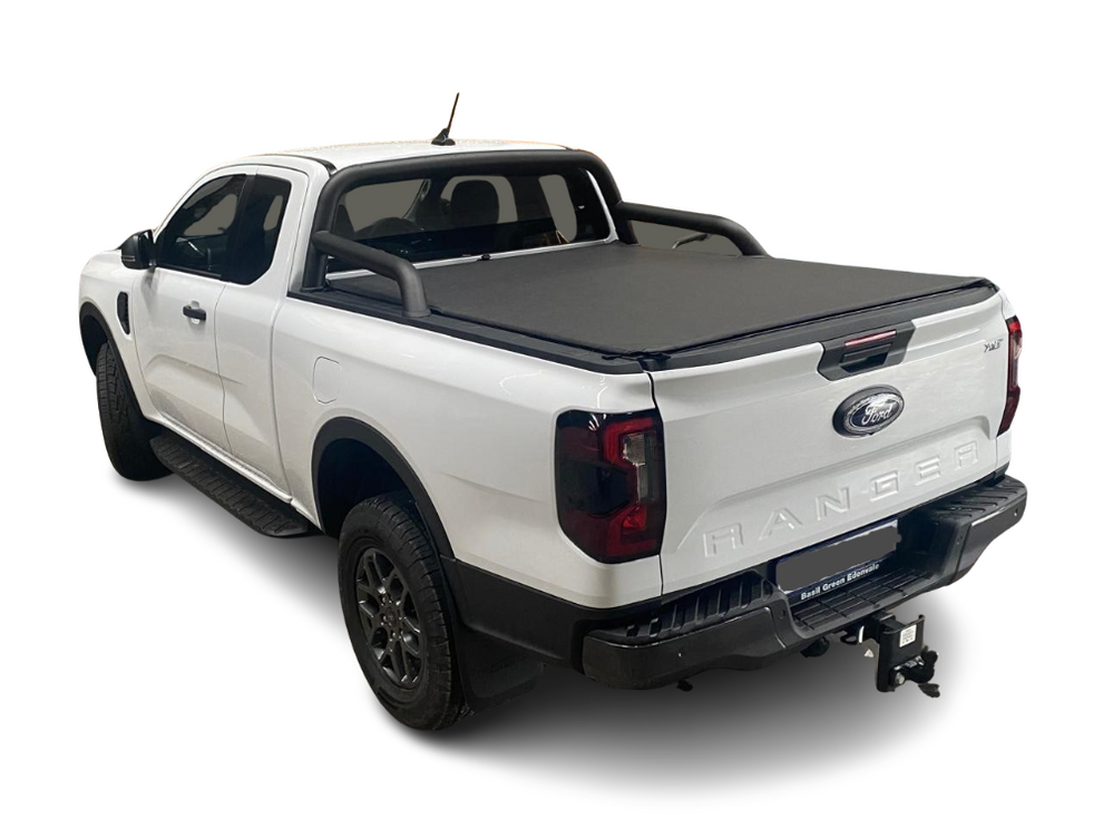 ALUMINIUM FRAME CLIP IN TONNEAU COVER Ford Ranger Next Gen 2023+ Super cab with OE Roll Bar