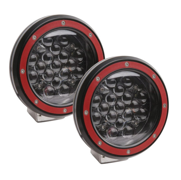 51W 4D PROJECTOR LENS SPOT LIGHT SET (BLACK/RED)