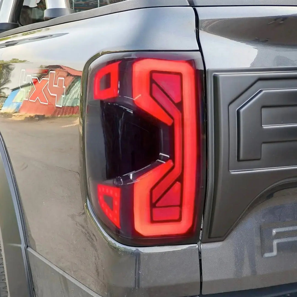 Ranger Next Gen (22-On) Smoked Black Raptor Style LED Tailights