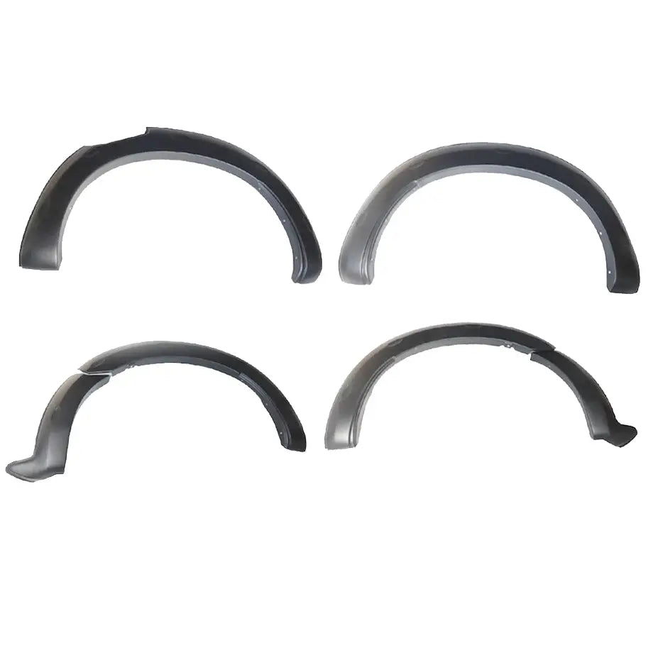 Isuzu D-Max (21-On) Matte Black Smooth Plastic Wheel Arch Kit (6-Inch)
