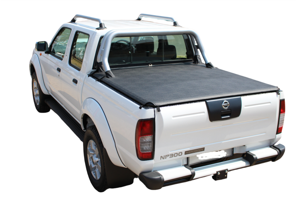 Taurnimock
ALUMINIUM FRAME CLIP IN TONNEAU COVER Nissan Hardbody Double Cab with OE roll bar