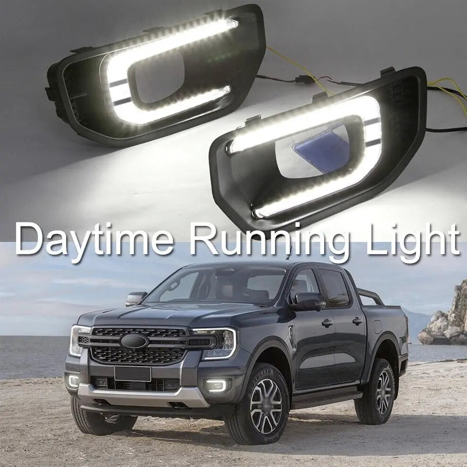 Ranger Next Gen XL / XLT (22-On) Dual Function DRL LED Fog Light Surrounds