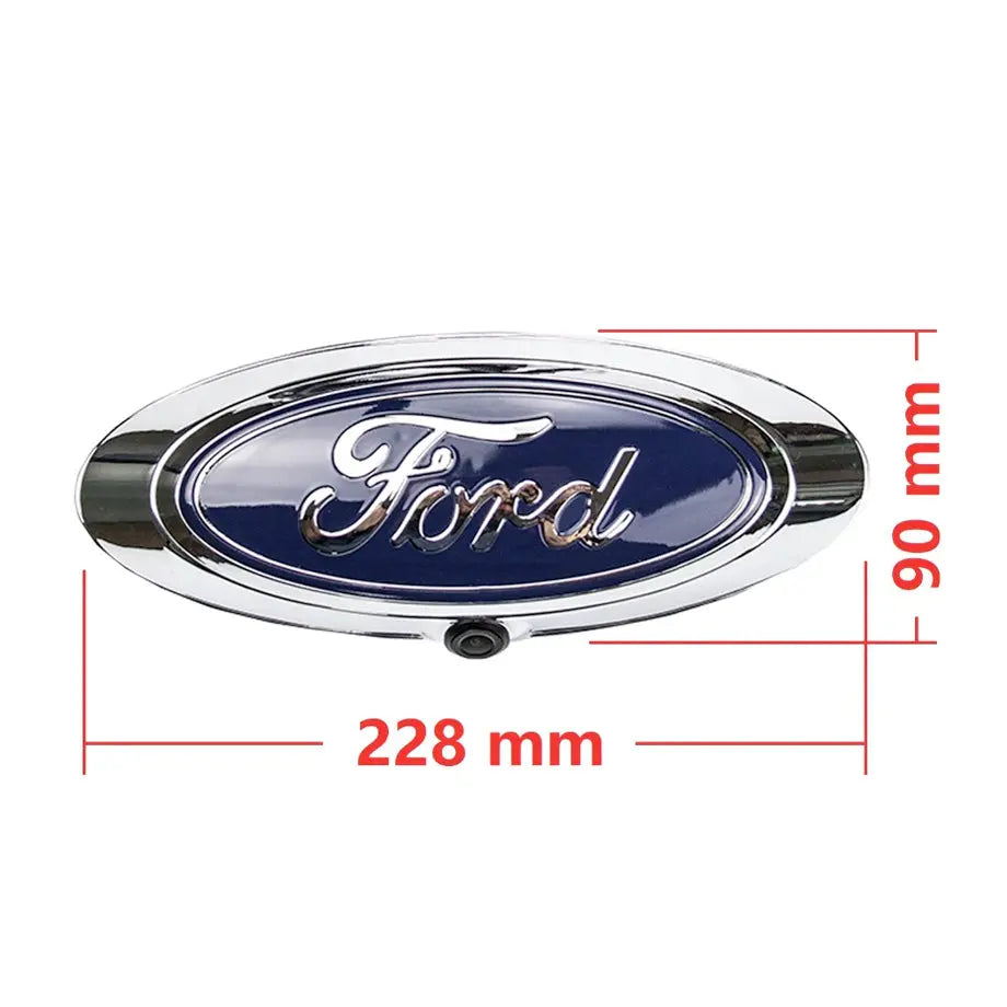Ranger Tailgate Emblem Reverse Camera (Blue & Chrome)