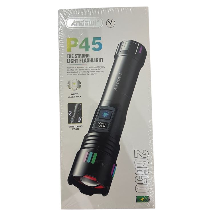 Led Tactical flashlight powerful rechargeable LED: GT20W.