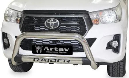 Toyota Hilux Nudge Bar - Heavy Duty Bull Bar Chrome