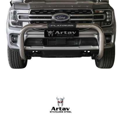 Ford Ranger & Everest Next Gen PLATINUM Nudge Bar Stainless