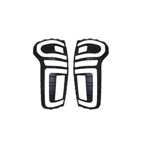 P-Series Tail Light Covers Black Passenger