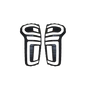 P-Series Tail Light Covers Black Passenger