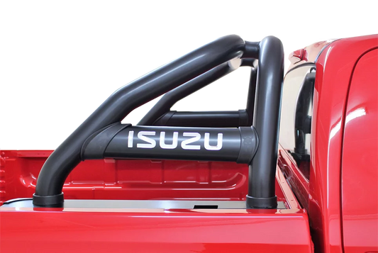 Isuzu DMAX Sports Bar Double Cab and Extended Cab Black (Fits Gen 6 & Gen 7)