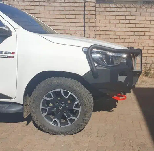 Toyota Hilux Dakar 2018 – 2020 BZT X-Series Front Bumper (With Pipes)