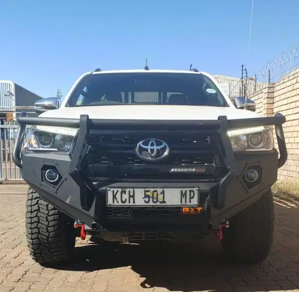 Toyota Hilux Dakar 2018 – 2020 BZT X-Series Front Bumper (With Pipes)