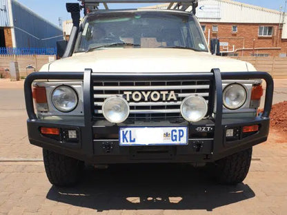 Toyota Land Cruiser 60 Series BZT Post Black Front Bumper