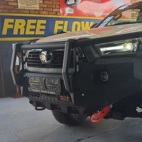 Toyota Hilux Legend 2021 Onwards BZT X-Series Front Bumper (With Pipes)