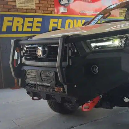 Toyota Hilux Legend 2021 Onwards BZT X-Series Front Bumper (With Pipes)