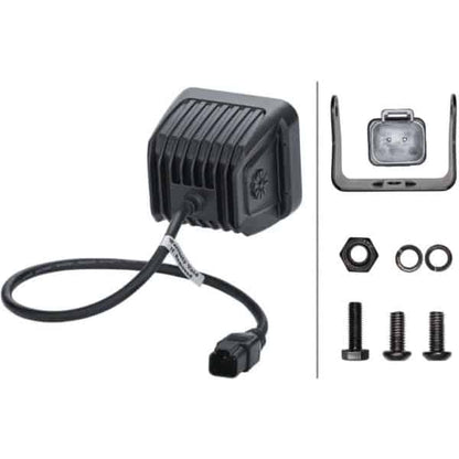 Hella LED Black Magic 3.2" Cube Kit - (Flood)