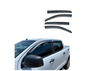 Ford Ranger 2012+ & VW Amarok 2023+ Weather Guards Double Cab (Matt Black)
