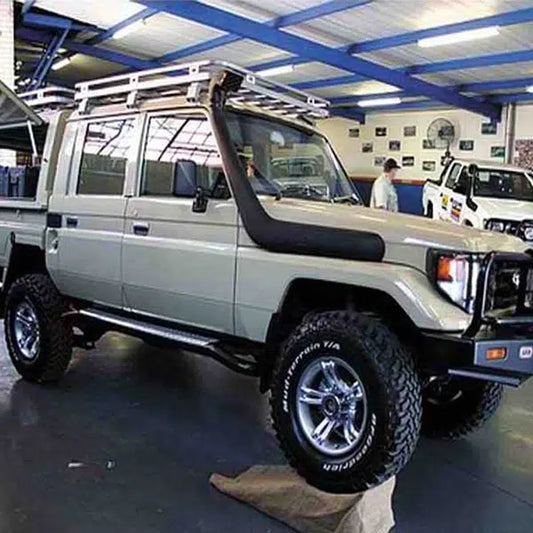 Toyota Land Cruiser 75, 78 Series (Narrow Nose, Round Head Lights) Snorkel Kit