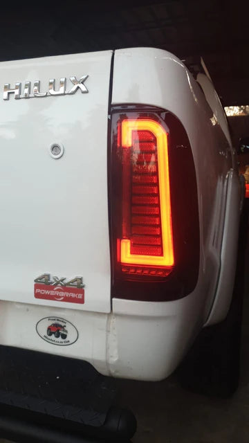 2005 - 2015 Hilux Smoked LED Taillights Regular