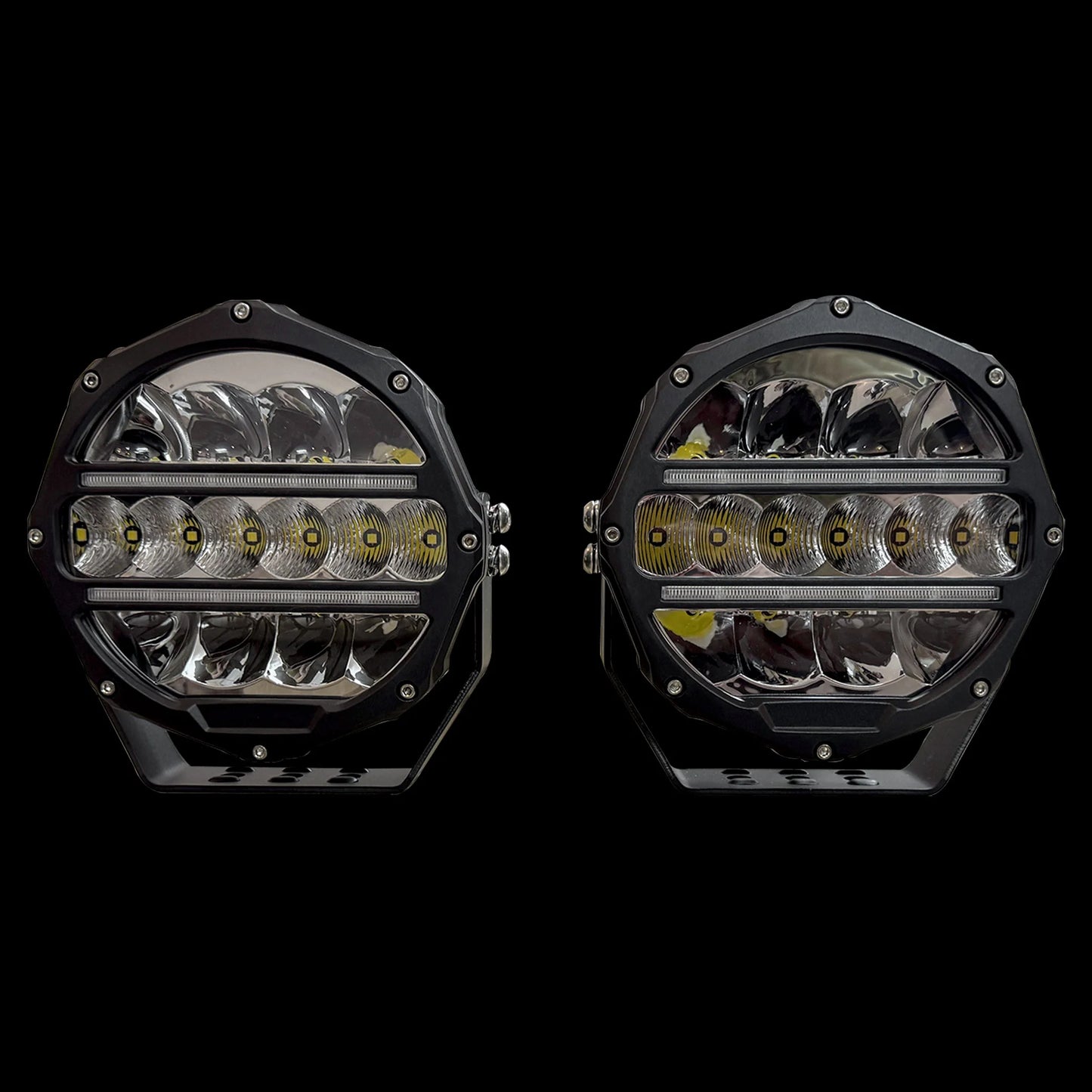 Zien 7" Spotlights with Wiring Harness