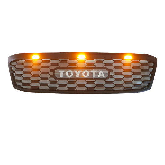 Toyota Hilux Vigo(2005-2010) Top LED Grill Matt Black