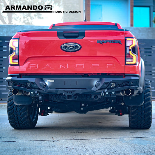 Ford Ranger Next Gen 2022+ Raptor Armando Combat Rear Steel Bumper