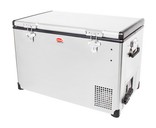 Snomaster 75L Portable Stainless Steel Camping Fridge/Freezer