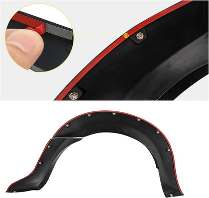 Ford Ranger 2012-2014 Wide Arches Wheel Arch Flares Body Styling Rivet Trim Fitting 30 MM Extra Tyre Coverage