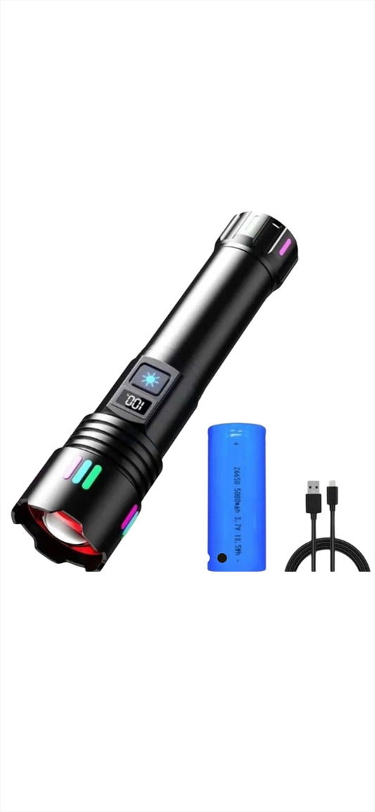 Led Tactical flashlight powerful rechargeable LED: GT20W.
