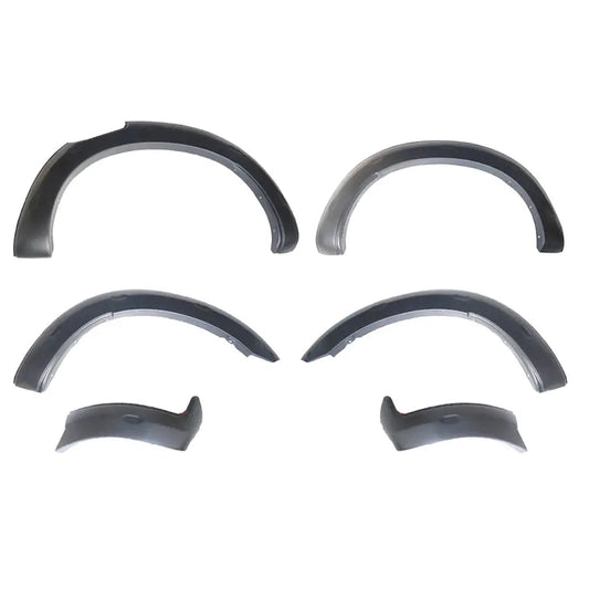 Isuzu D-Max (21-On) Matte Black Smooth Plastic Wheel Arch Kit (6-Inch)