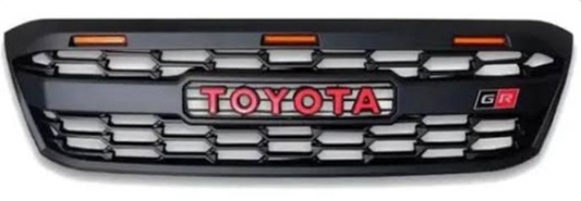 Toyota Hilux (2006-2011) GR Grill With Top LED's Matt Black
Toyota Hilux Vigo (2007-2011)  GR Grill