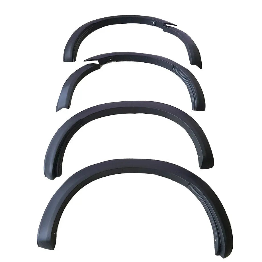 Isuzu D-Max (21-On) Matte Black Smooth Plastic Wheel Arch Kit