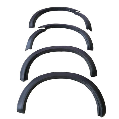 Isuzu D-Max (21-On) Matte Black Smooth Plastic Wheel Arch Kit