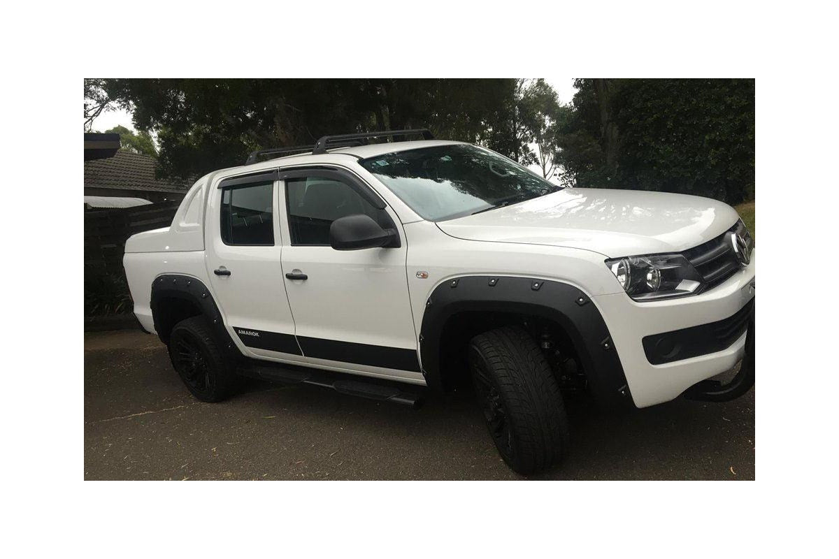 Fender Flares Wheel Arch Matte Black For VW Volkswagen Amarok 09-15 Pocket Style