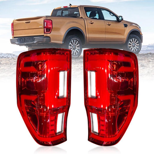 Ford Ranger (2012-2021) LED Tail Lights Red
