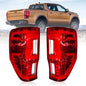 Ford Ranger (2012-2021) LED Tail Lights Red
