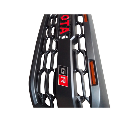 Toyota Hilux (2006-2011) GR Grill With Top LED's Matt Black
Toyota Hilux Vigo (2007-2011)  GR Grill