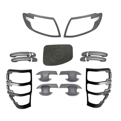 Ranger T6 (12-15) Matte Black Accessory Kit