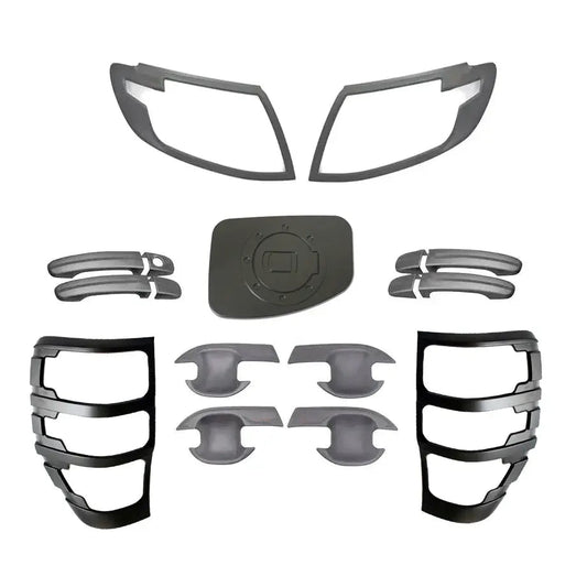Ranger T6 (12-15) Matte Black Accessory Kit