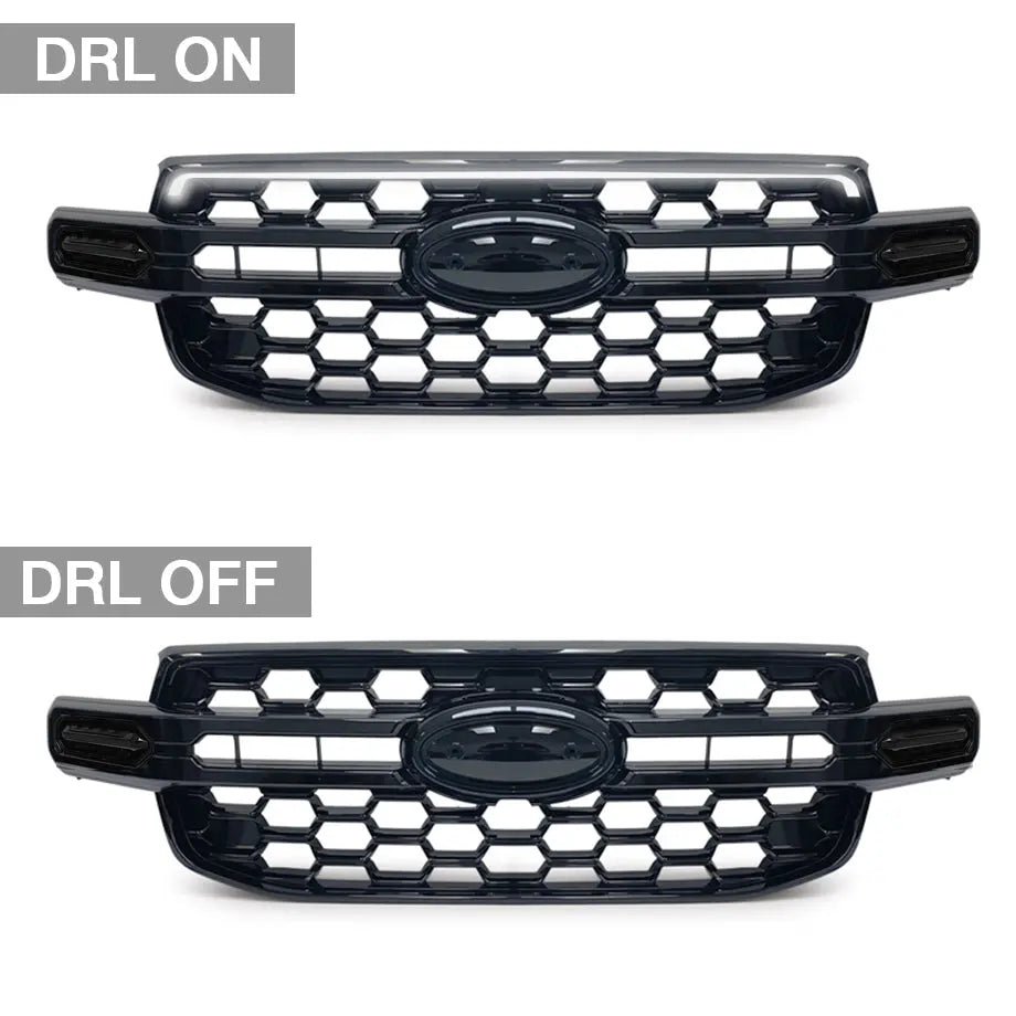 Ranger Next Gen (22-On) Gloss Black DRL LED Upgrade Grille